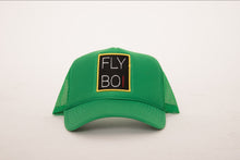 Load image into Gallery viewer, FlyBoi Standard Logo Trucker (Bright Green)