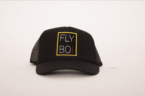FlyBoi Standard Logo Trucker (Black)