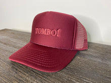 Load image into Gallery viewer, “TOMBOÍ” Trucker Cap (Burgundy)