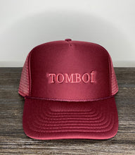 Load image into Gallery viewer, “TOMBOÍ” Trucker Cap (Burgundy)