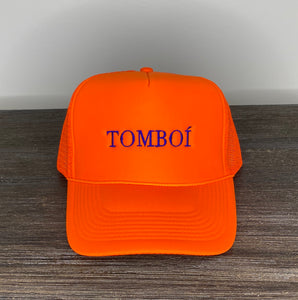 “TOMBOÍ” Trucker Cap (Neon Orange)